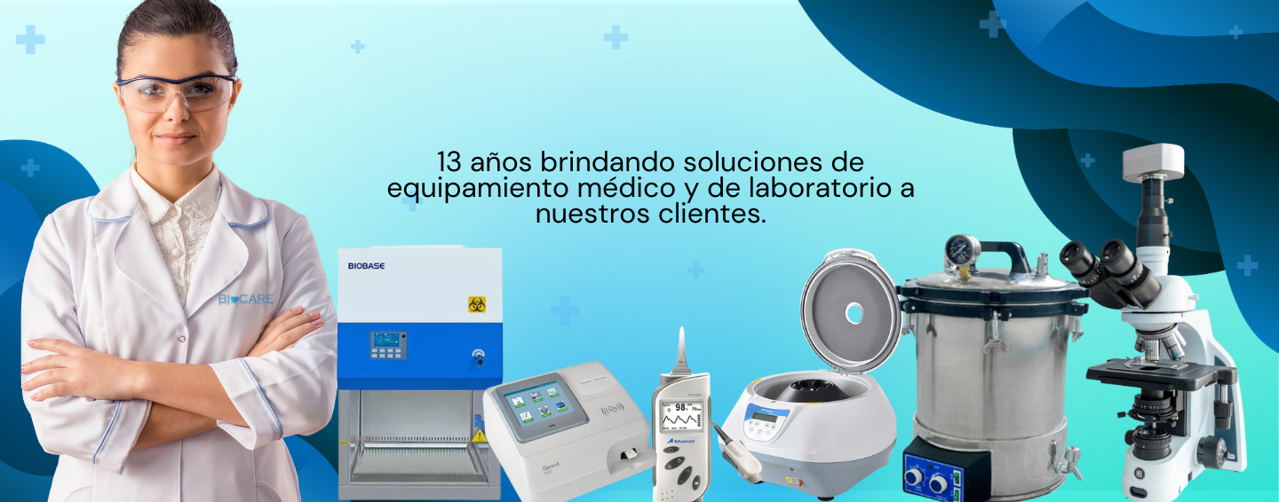 ¡Somos Biocare Medical! Desde 2010, importamos, distribuimos y vendemos equipos médicos y biomédicos de calidad. Tu proveedor confiable en Perú.