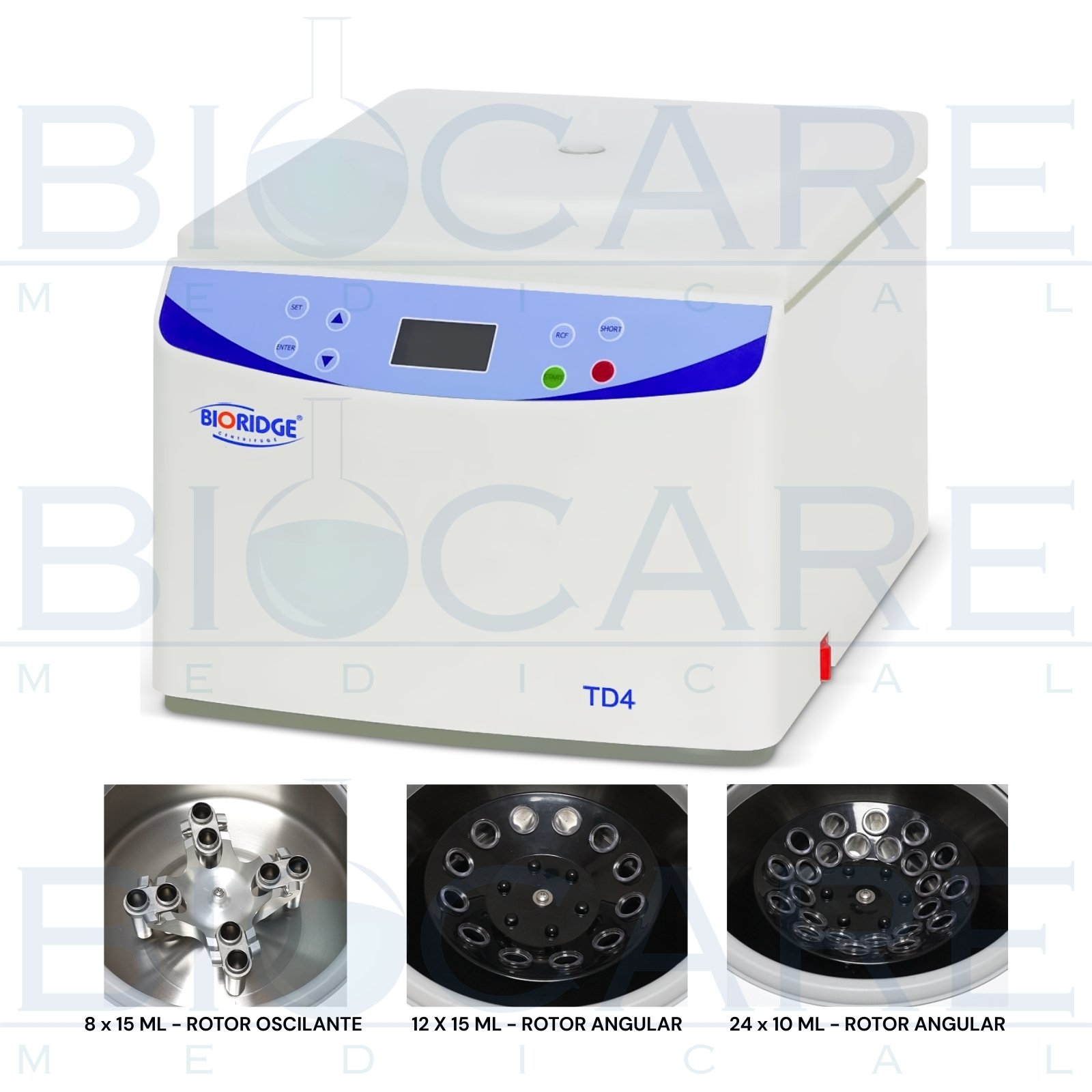 Centrífuga TD4 para 12 Tarjetas de Gel | Bioridge