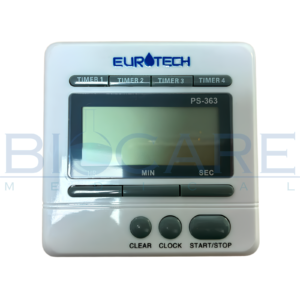 Cronómetro de 4 Tiempos EUROTECH PS-363 | Control Preciso